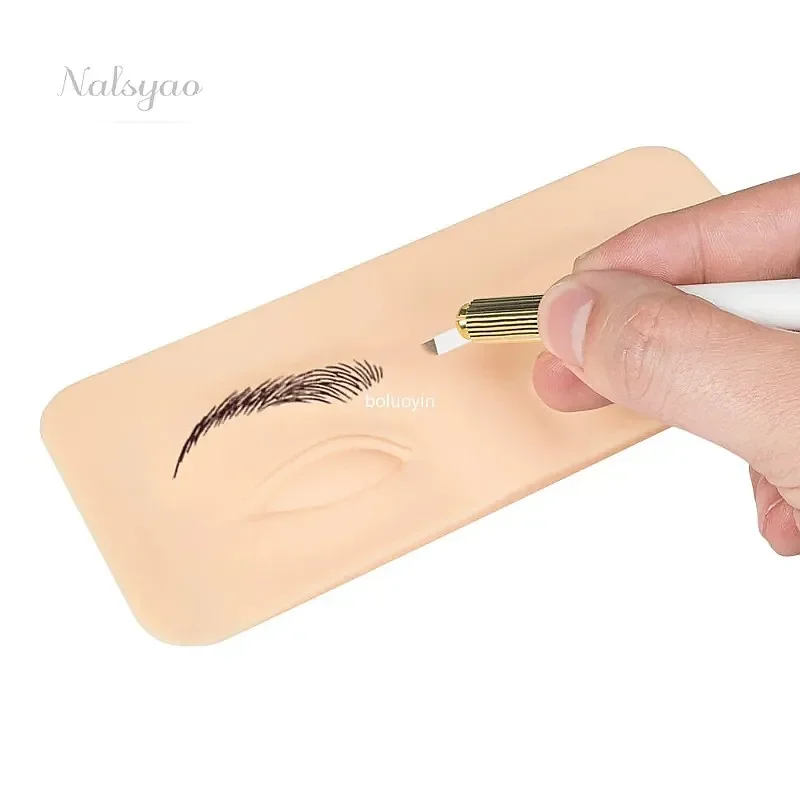 แผ่นซิลิโคนฝึกสักคิ้ว 5D คุณภา - Beauty Makeup Academy บทวิจารณ์และราคา